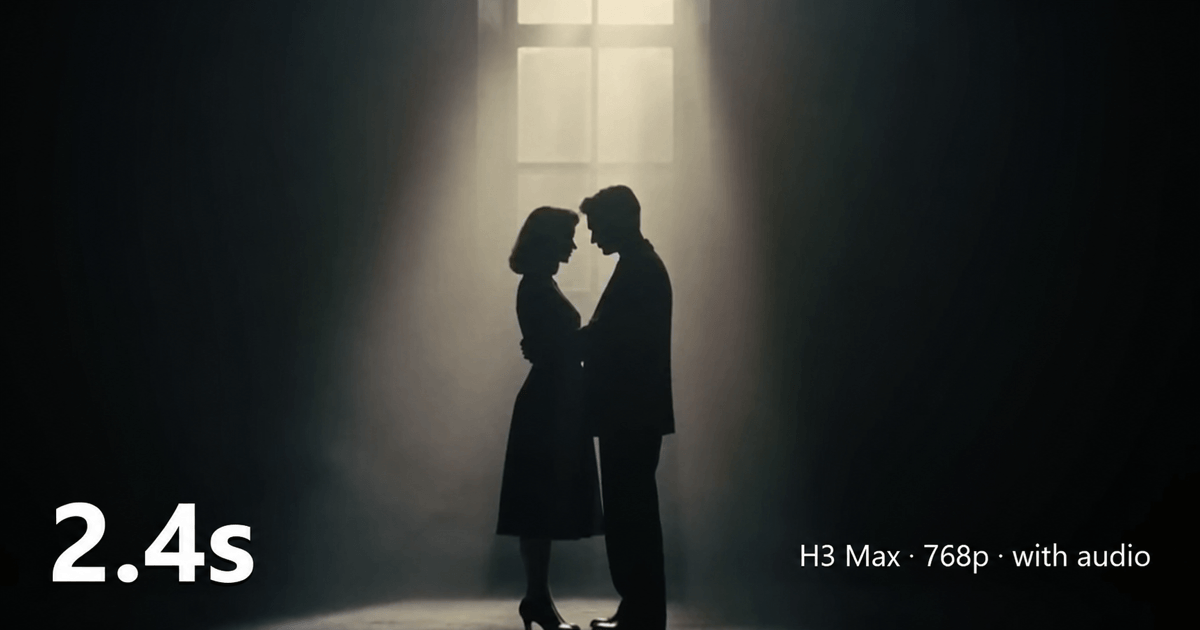 Minimax H3 Max official website homepage showing the product interface and primary workflow